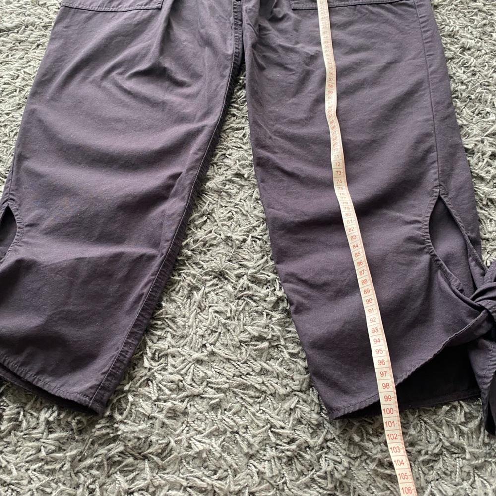 Isabel Marant Purple Wide-Leg Tie-Hem Pants - Picture 13 of 13